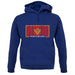 Montenegro Barcode Style Flag unisex hoodie