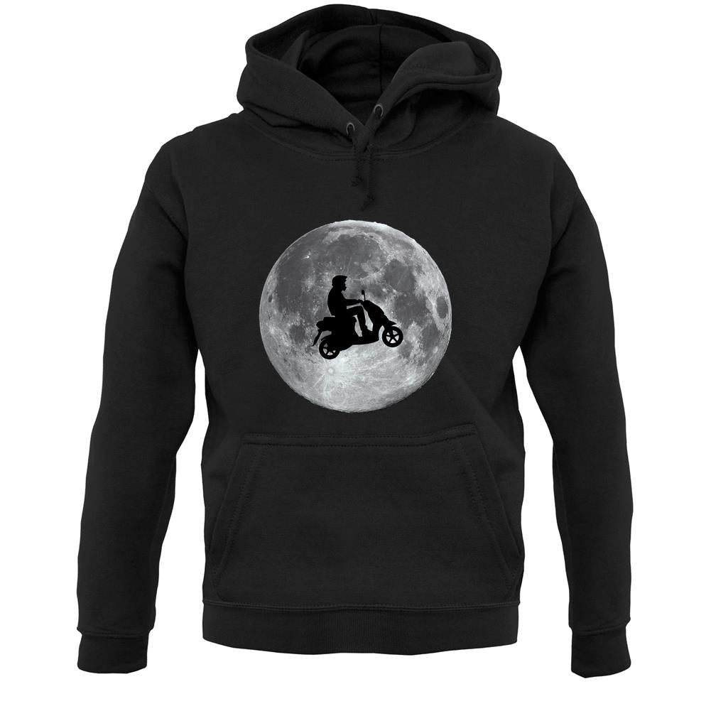 Moped Moon Unisex Hoodie