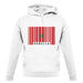 Morocco Barcode Style Flag unisex hoodie