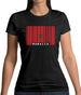 Morocco Barcode Style Flag Womens T-Shirt