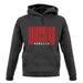 Morocco Barcode Style Flag unisex hoodie