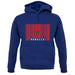 Morocco Barcode Style Flag unisex hoodie