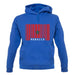 Morocco Barcode Style Flag unisex hoodie