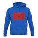 Morocco Grunge Style Flag unisex hoodie