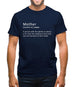 Mother Definition Mens T-Shirt