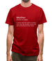 Mother Definition Mens T-Shirt