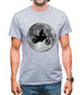 Motorcross Moon Mens T-Shirt