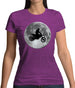 Motorcross Moon Womens T-Shirt