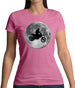 Motorcross Moon Womens T-Shirt