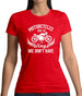 Motorcycles Give Us Wings Womens T-Shirt