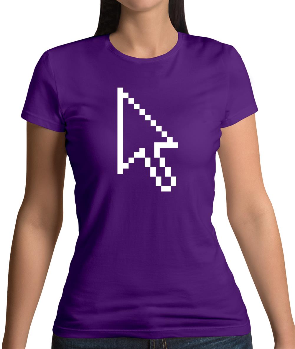 Mouse Pointer (Pixel) Womens T-Shirt