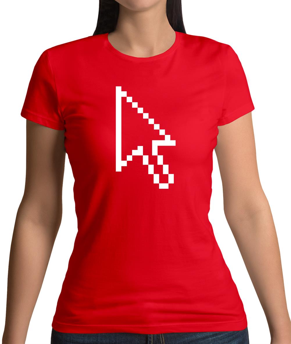 Mouse Pointer (Pixel) Womens T-Shirt