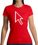 Mouse Pointer (Pixel) Womens T-Shirt