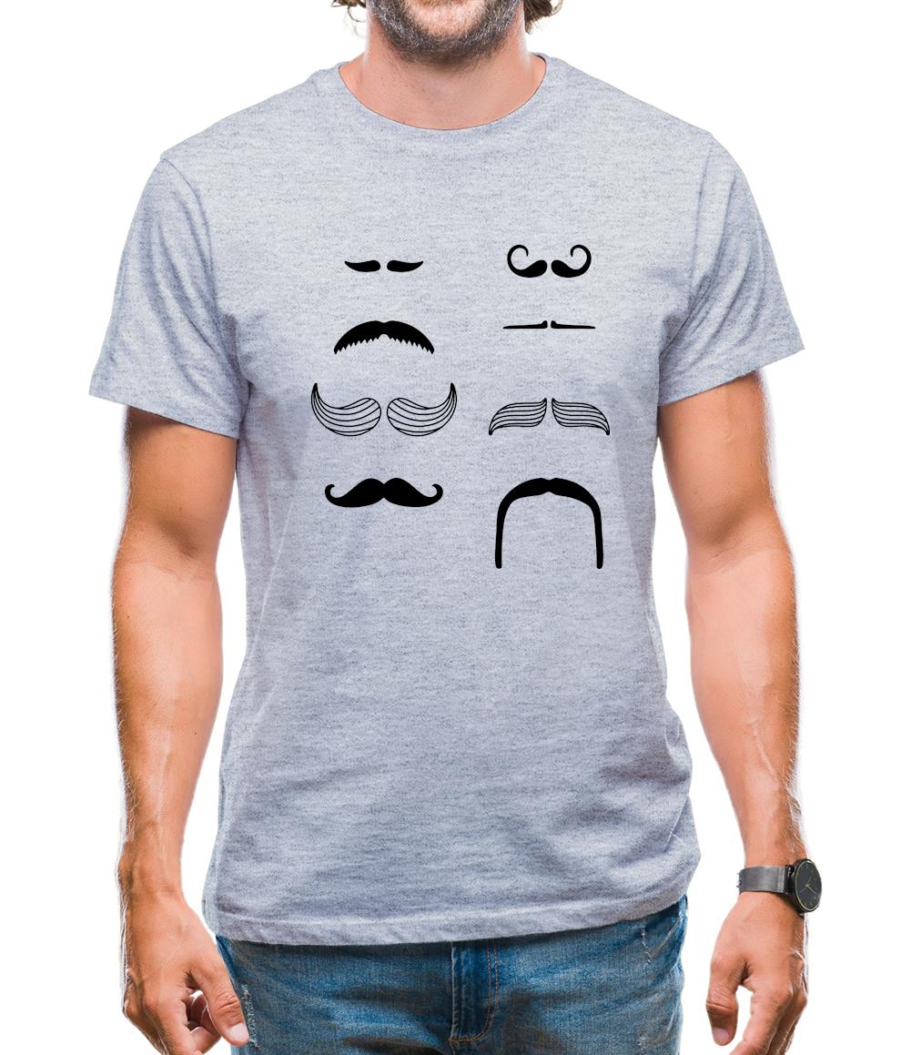Moustache Mens T-Shirt
