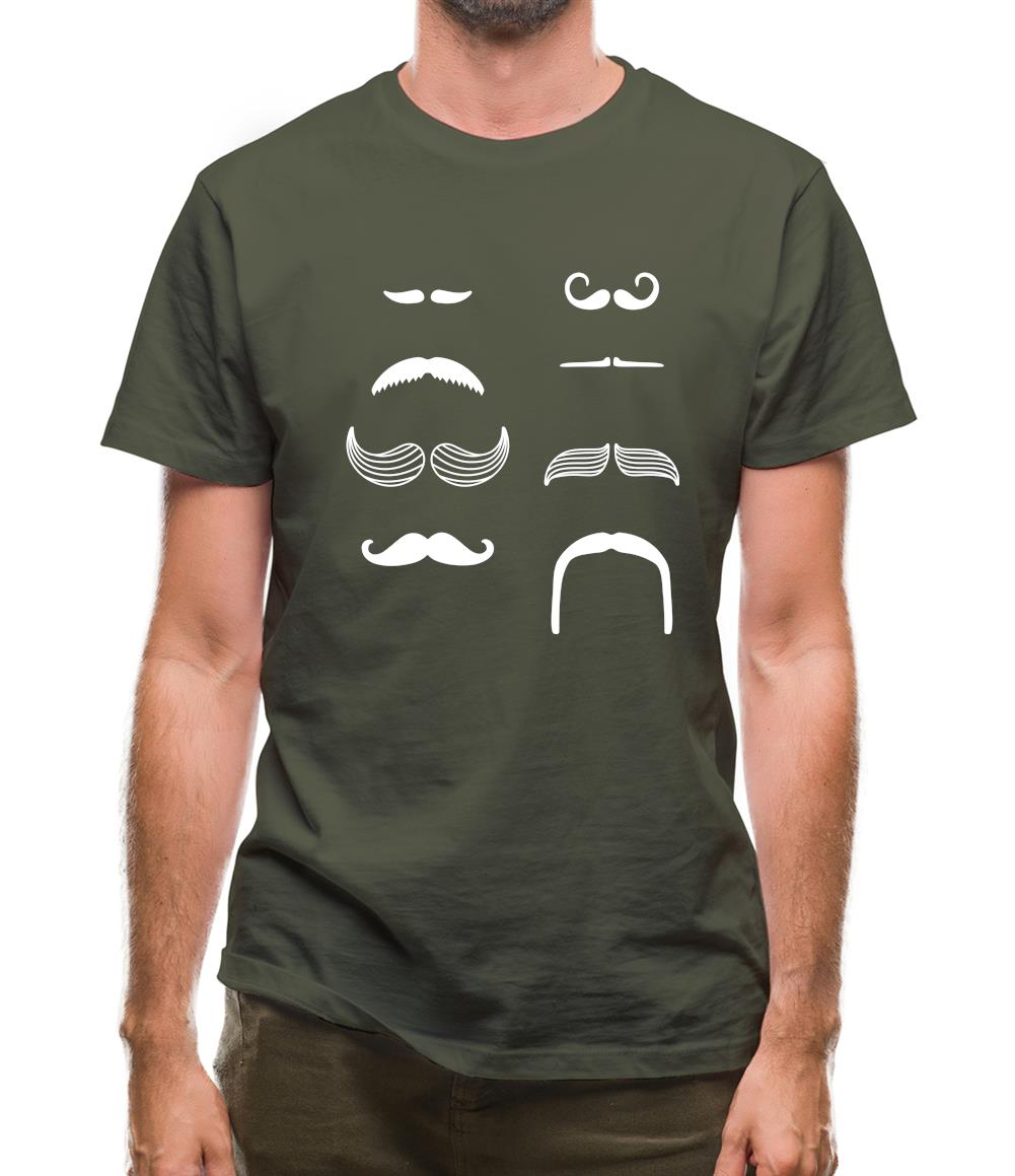 Moustache Mens T-Shirt