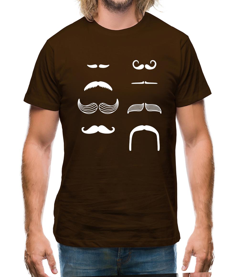 Moustache Mens T-Shirt