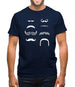Moustache Mens T-Shirt