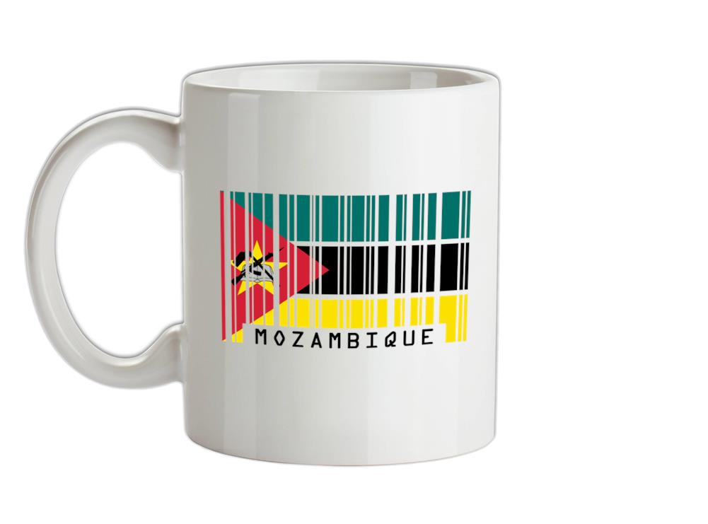 Mozambique Barcode Style Flag Ceramic Mug