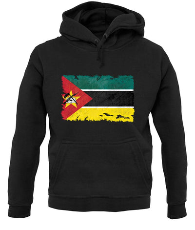 Mozambique Grunge Style Flag unisex hoodie