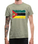 Mozambique Grunge Style Flag Mens T-Shirt