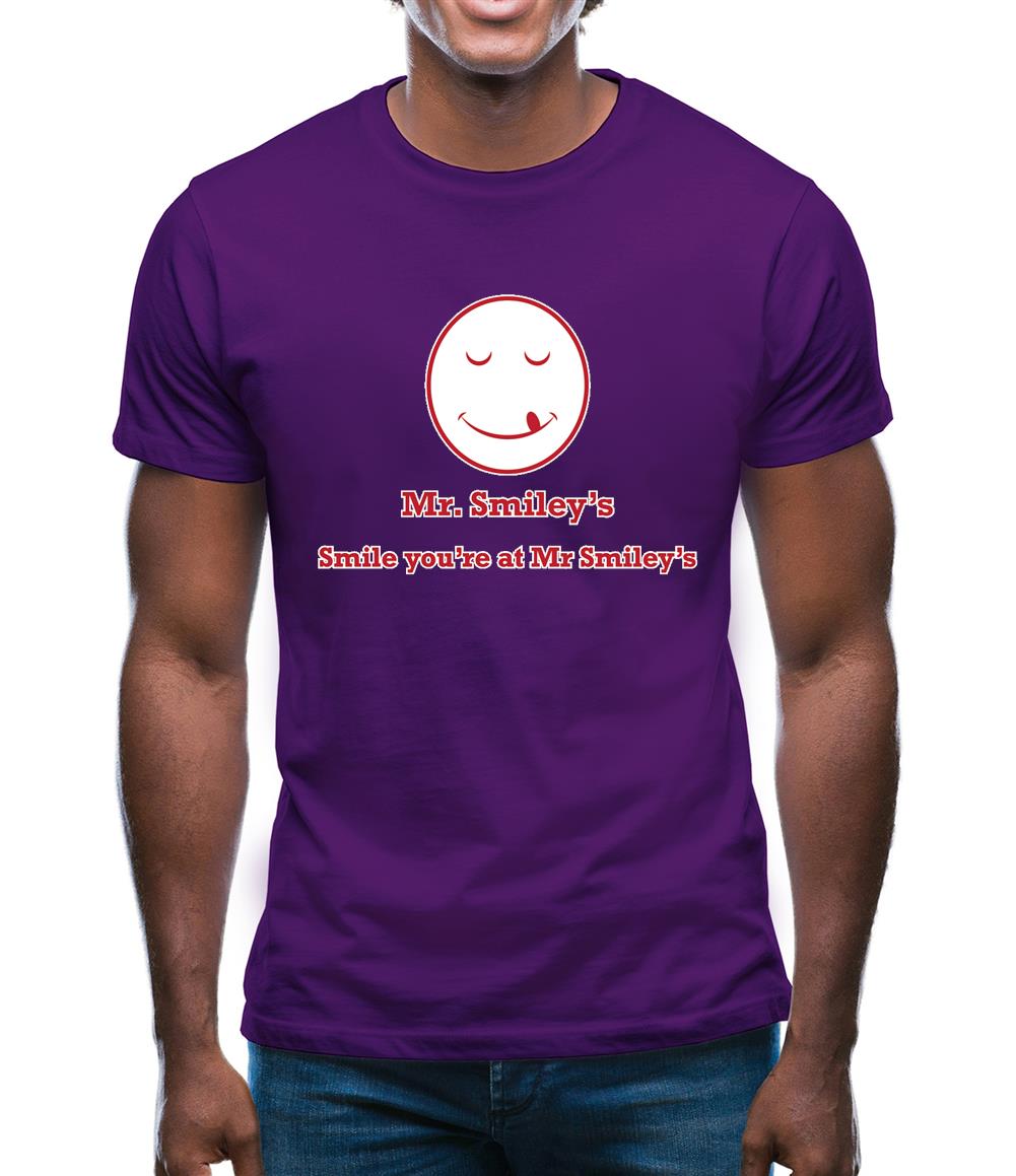 Mr Smiley's Smile You'Re At Smiley's Mens T-Shirt