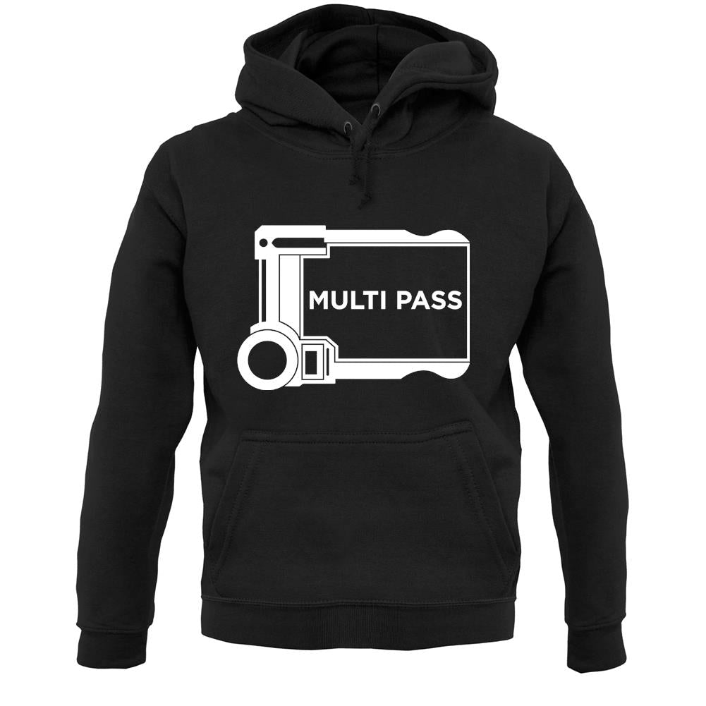 Multi Pass Unisex Hoodie