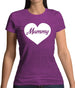 Heart Mummy Womens T-Shirt