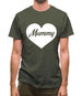 Heart Mummy Mens T-Shirt