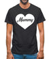 Heart Mummy Mens T-Shirt