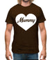 Heart Mummy Mens T-Shirt