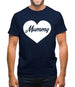 Heart Mummy Mens T-Shirt