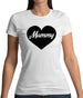 Heart Mummy Womens T-Shirt