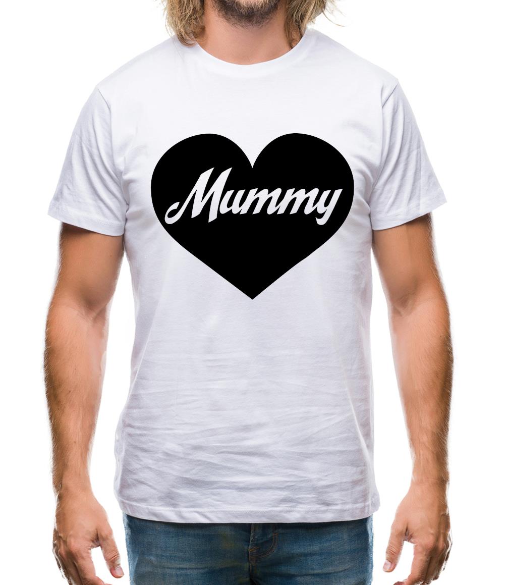 Heart Mummy Mens T-Shirt