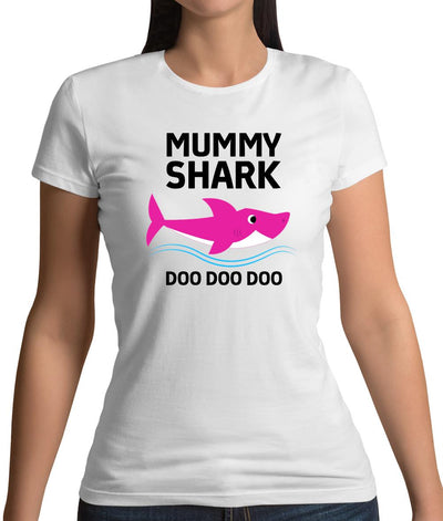 Mummy Shark Doo Doo Doo Womens T-Shirt