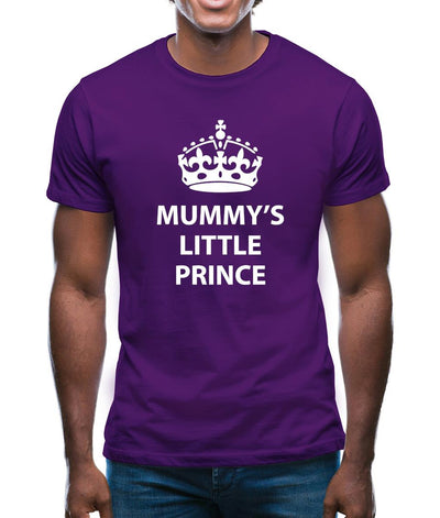 Mummy's Little Prince Mens T-Shirt