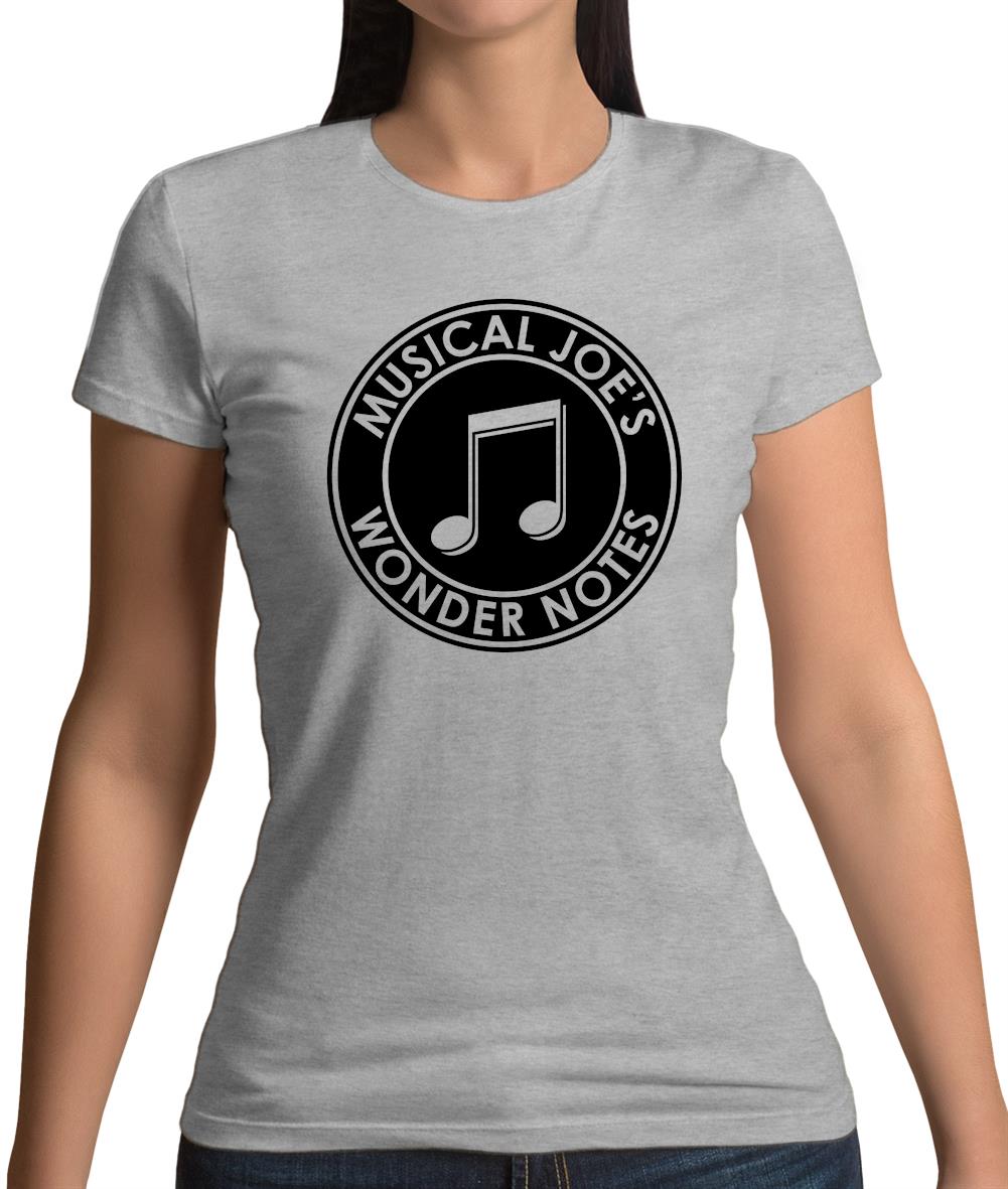 Musical Joe's Wonder Notes Womens T-Shirt