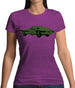 Classic American Muscle Car Womens T-Shirt