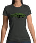 Classic American Muscle Car Womens T-Shirt