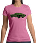 Classic American Muscle Car Womens T-Shirt