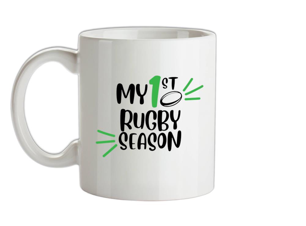 My First Rugby Season Ceramic Mug