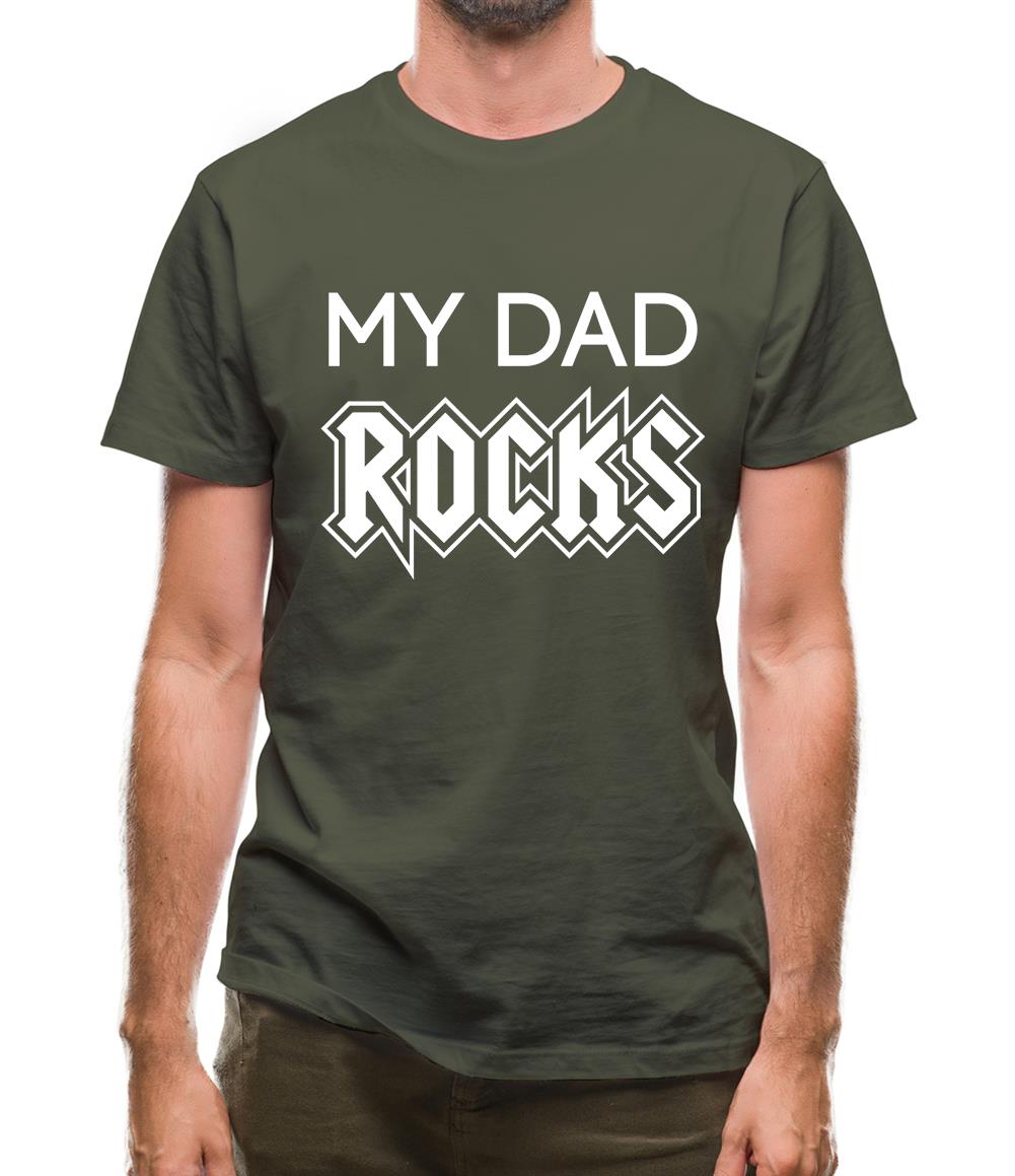 My Dad Rocks Mens T-Shirt