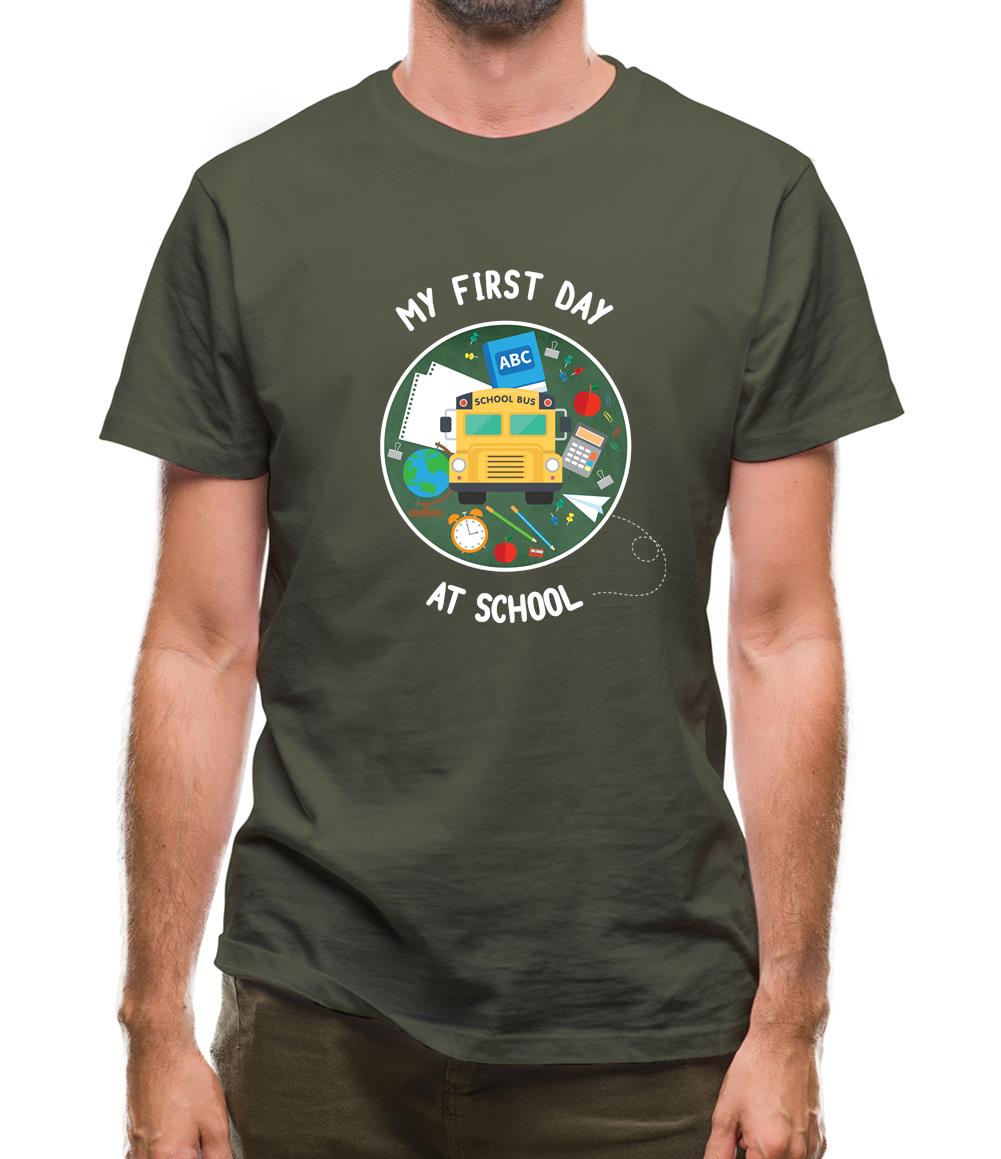 My First Day At School Mens T-Shirt
