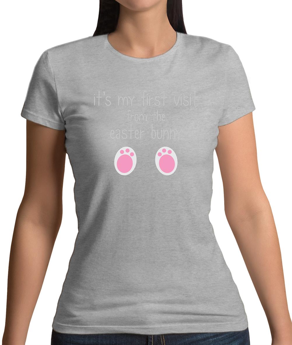 First Visit From The Eater Bunny Womens T-Shirt