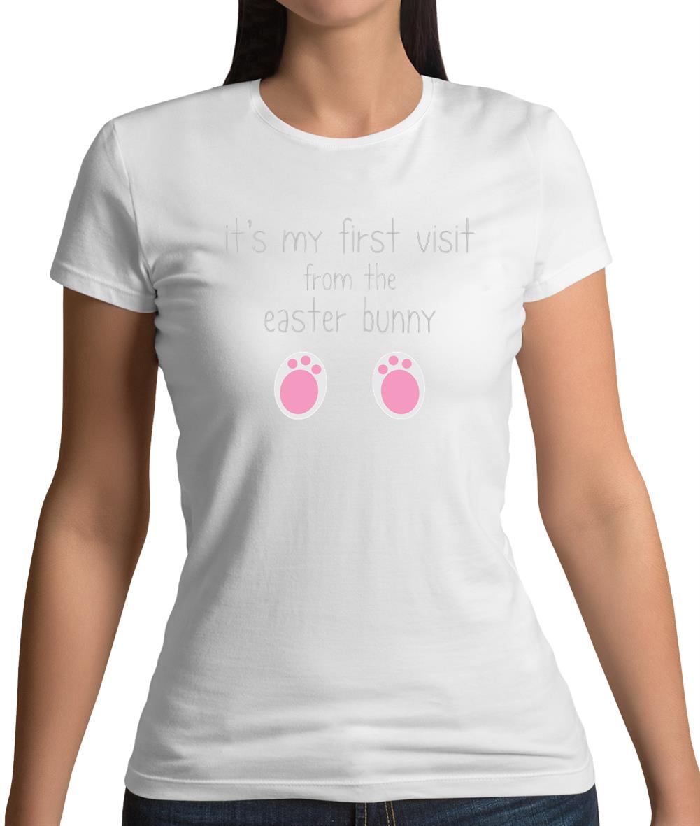 First Visit From The Eater Bunny Womens T-Shirt