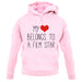 My Heart Belongs To A Film Star unisex hoodie