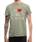 My Heart Belongs To A Film Star Mens T-Shirt