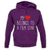 My Heart Belongs To A Film Star unisex hoodie