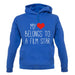 My Heart Belongs To A Film Star unisex hoodie