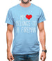 My Heart Belongs To A Fireman Mens T-Shirt