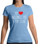 My Heart Belongs To A Pop Star Womens T-Shirt